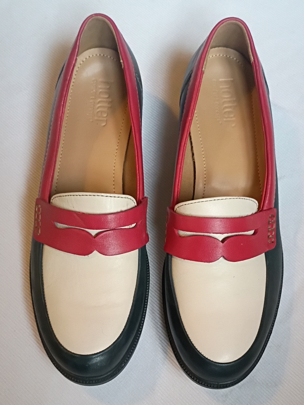 hotter Dorset Colorblock Penny Loafer
